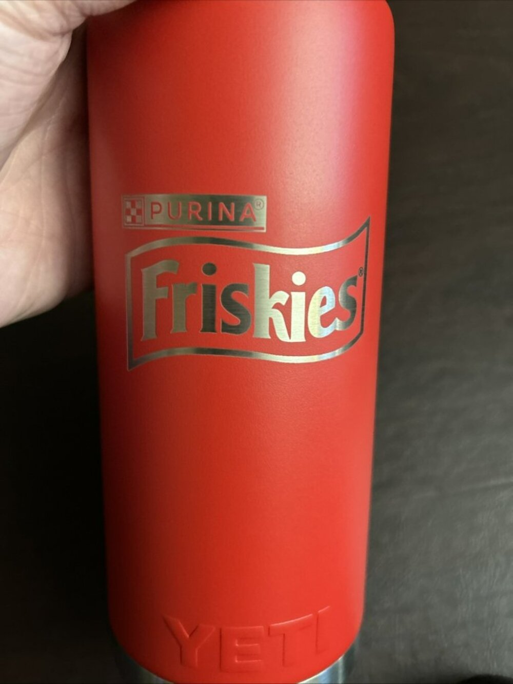 YETI Rambler 26oz Bottle Red Purina Friskies Limited Edition w/ Chug Cap New - Picture 4 of 6